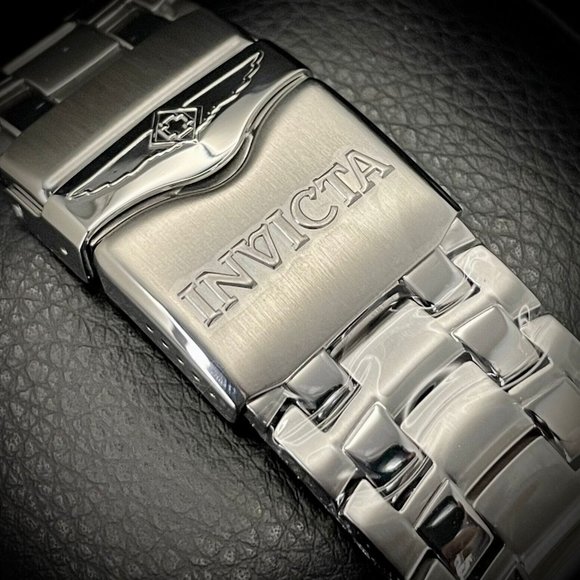 NEW Invicta 0071 Pro Diver SCUBA CLASSIC 48MM Chronograph ALL SILVER SS Watch - Picture 13 of 13